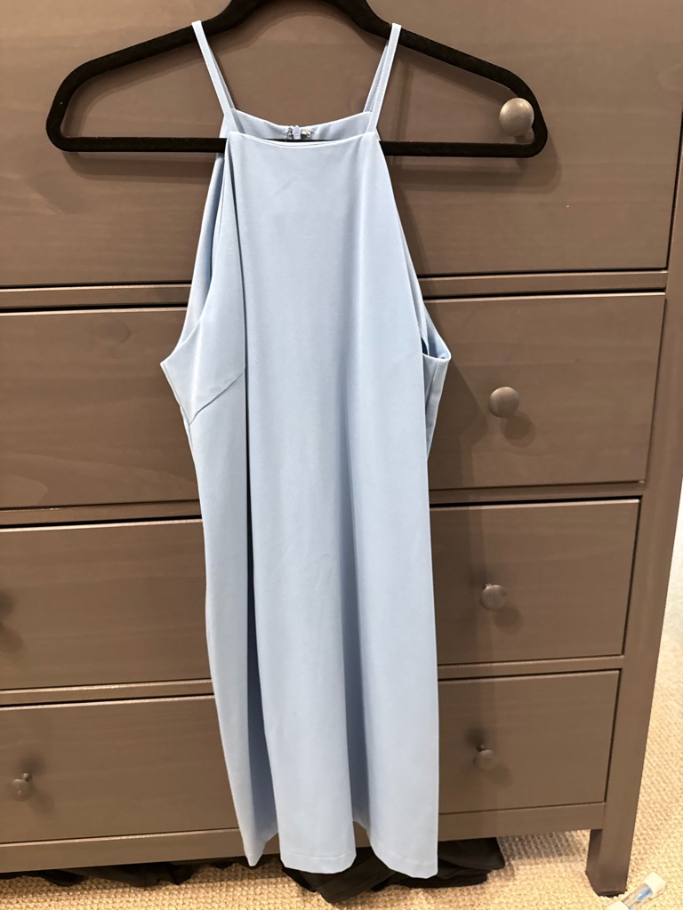 Glamorous Sz Medium Powder Blue Dress